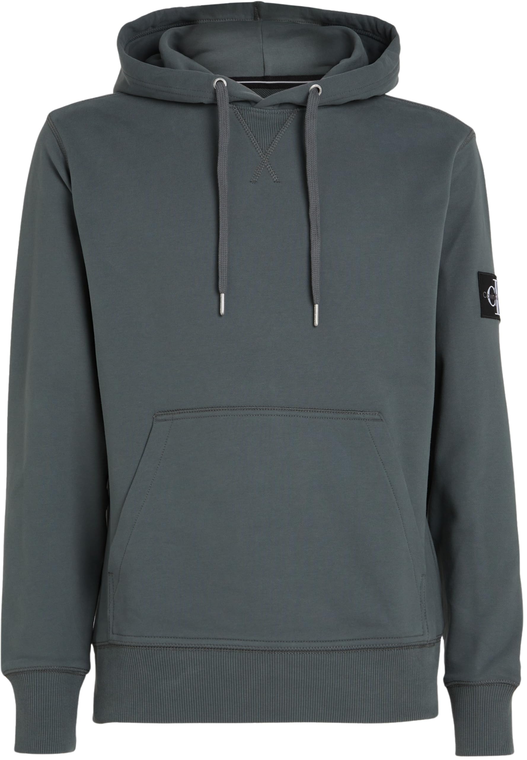 Calvin Klein Felpa Uomo Badge con Cappuccio