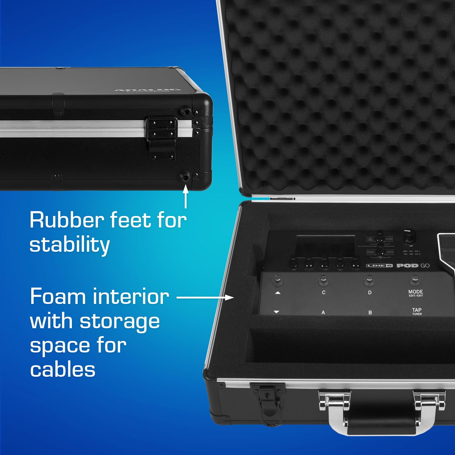 Amazon.com: ANALOG CASES Line 6 POD Go Case - Ultra-Lightweight