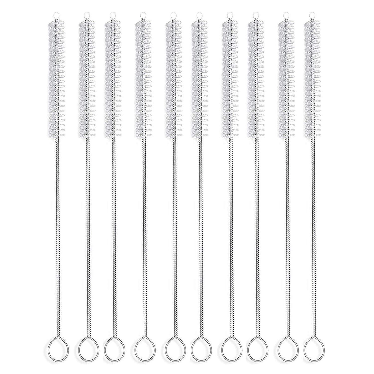 Long Straw Cleaner Brush Extend 10 inch, Wide 10mm diam Pipe Cleaners, Long Straw Brush for Sippy Cup, Water Bottle and Tubes, Drinking Straw Cleaning Brush Set 10 Pack (B0C1SBXBK2) Amazon Price History, Amazon Price Tracker