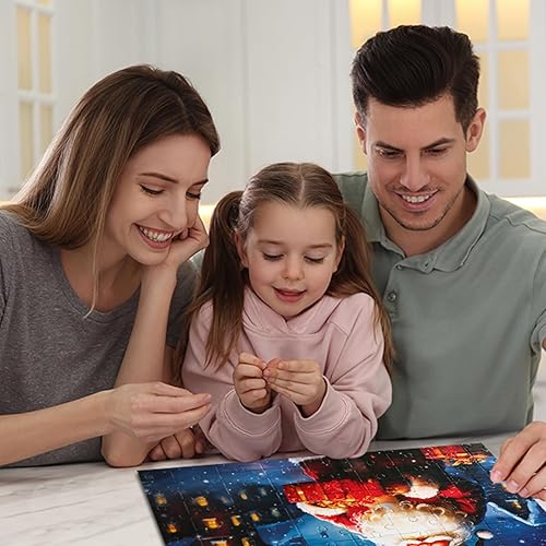 Miniatura 7 de Rompecabezas de Navidad de 100 piezas para niños de 3 a 5 4 a 8 a 10 años, rompecabezas educativos para niños y niñas de 3, 4, 5, 6 años, (18 x 12