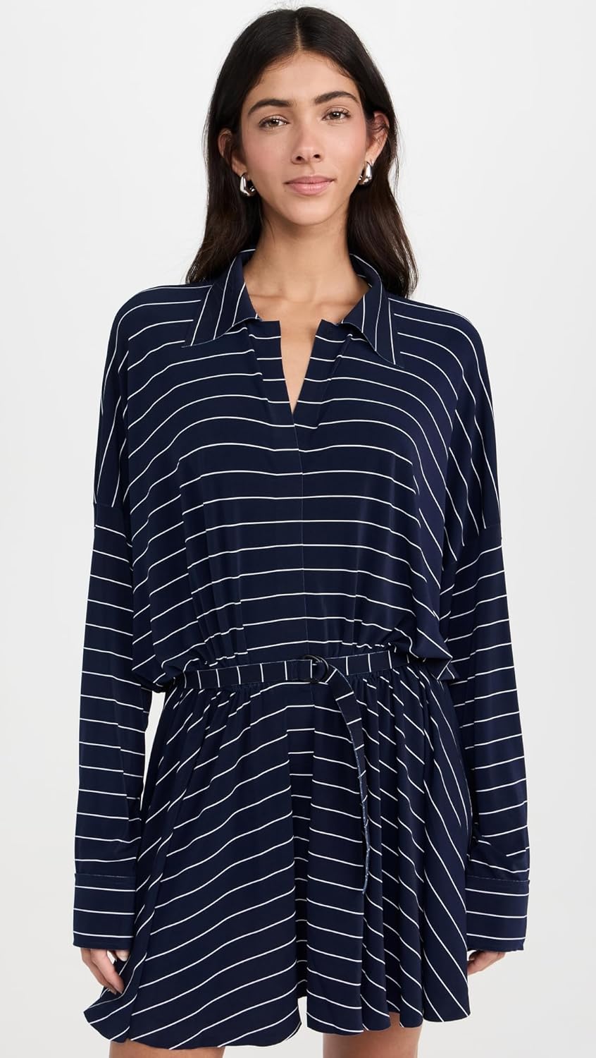 Norma Kamali Women's Super Oversized Shirt Flared Mini Dress - Image 2