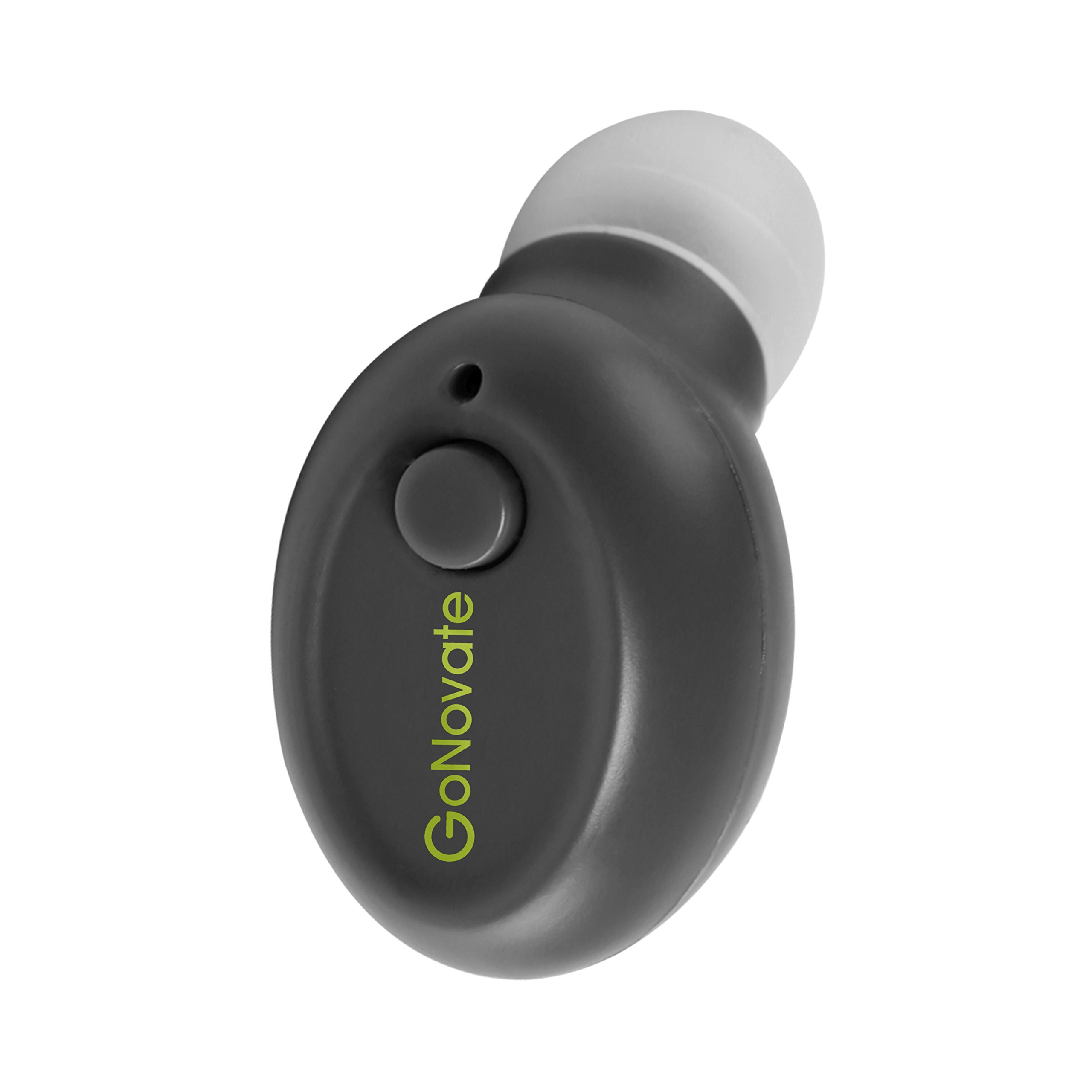G8 Bluetooth Earbud, w/ 2 x Magnetic USB Chargers and 5.5 Hour Playtime, Mini Wireless Headset In-Ear Earpiece with Mic for iPhone, Samsung Galaxy (Grey & Green)