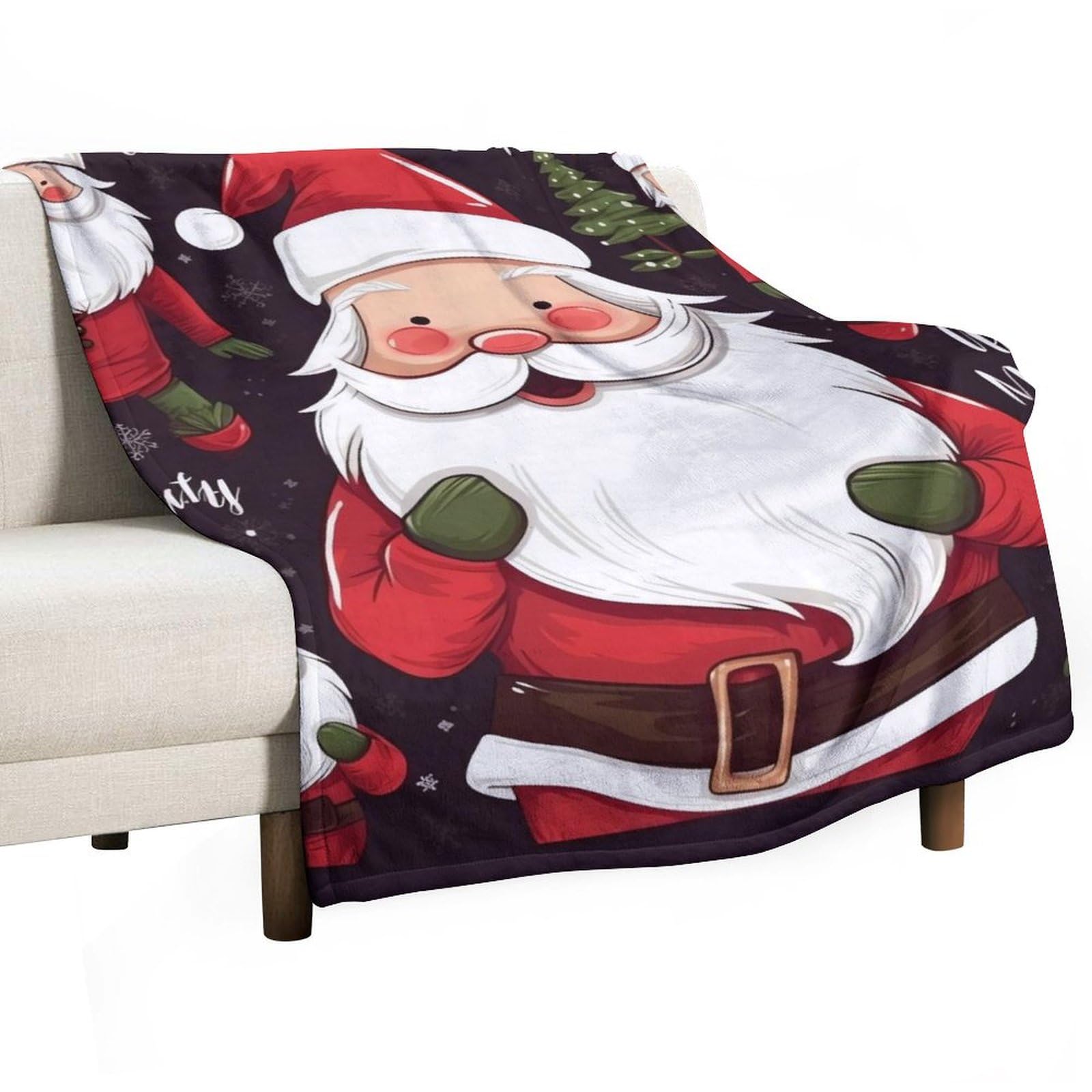 Couverture de Noël flanelle douce et légère quatre saisons pour lit