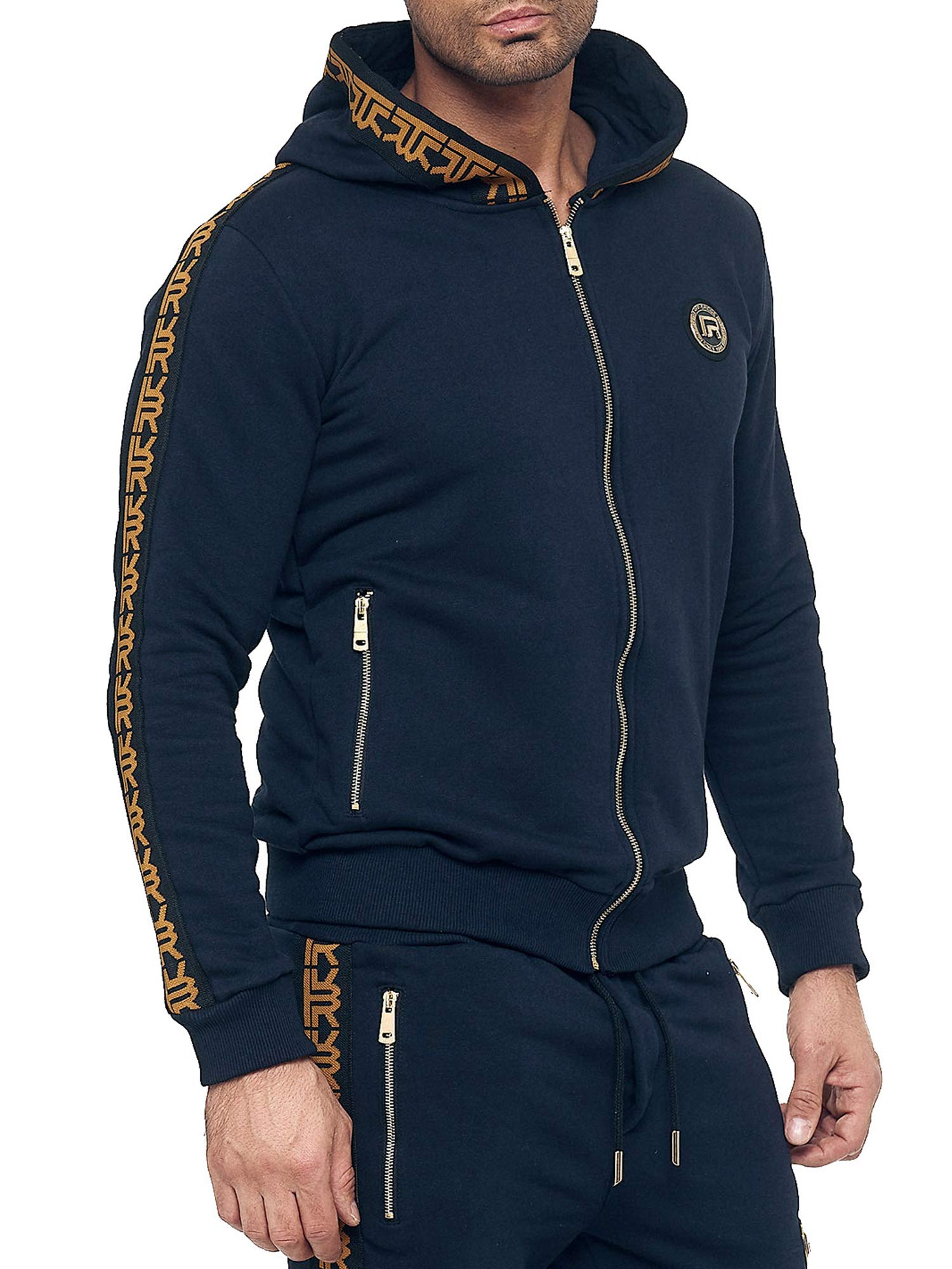RED BRIDGE Pull à Capuche pour Homme Hoodie Veste de survêtement Fermeture éclair