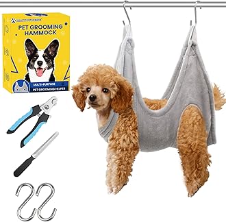 Dog Grooming Hammock,Cat Grooming,Dog Grooming Supplies,Dog Sling,Nail Clipper,Dog Grooming Harness,Pet Grooming Hammock,Grooming Table,Dog Nail Clippers,Nail Care,For Small Dogs (XS)