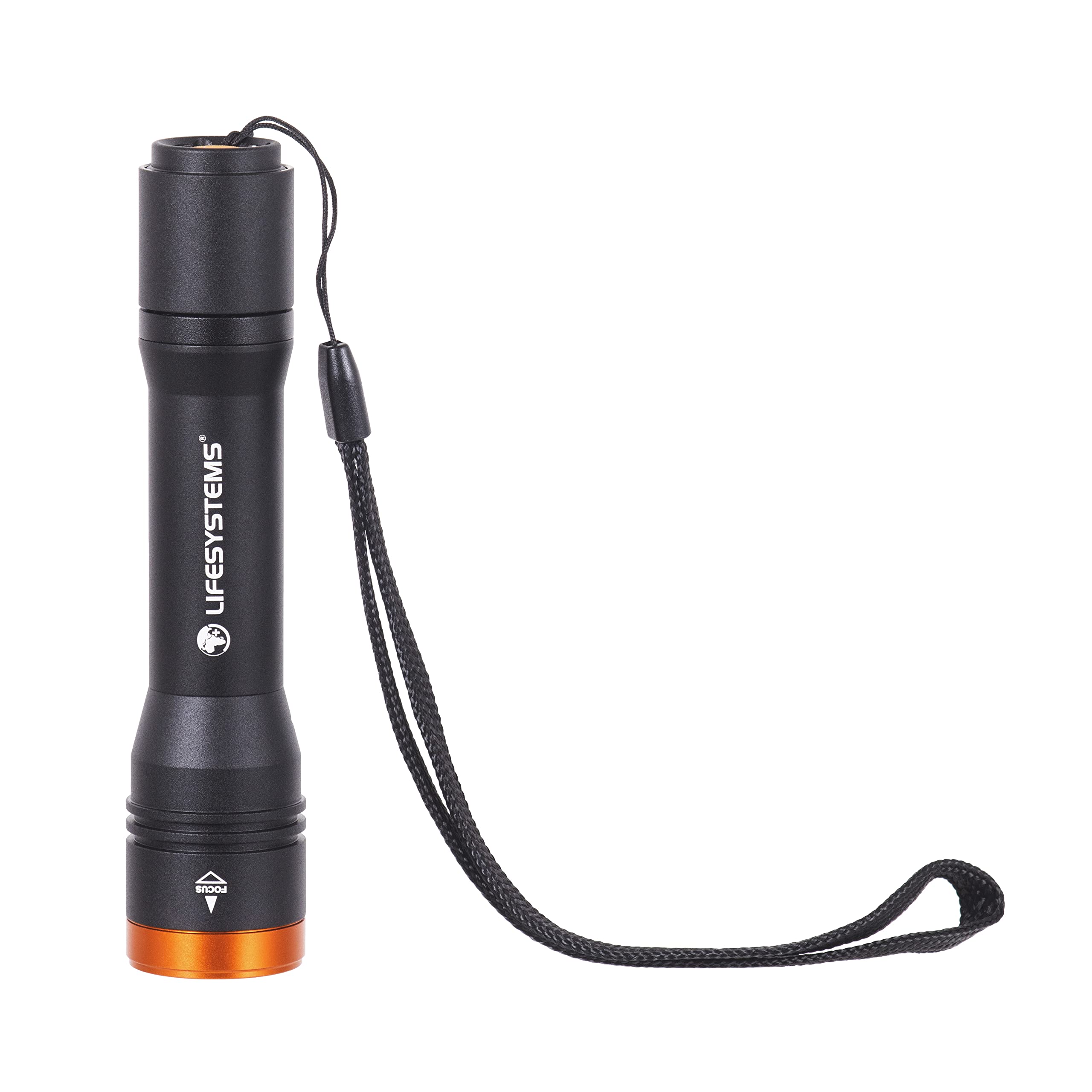 Linterna de mano recargable Lifesystems Intensity, 545 lúmenes, resistente al agua, lente ajustable, hasta 16 horas de duración de la batería
