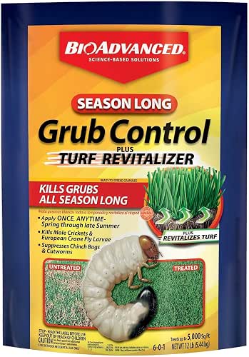 BioAdvanced Season Long Grub Control Plus Turf Revitalizer, Granules, 12