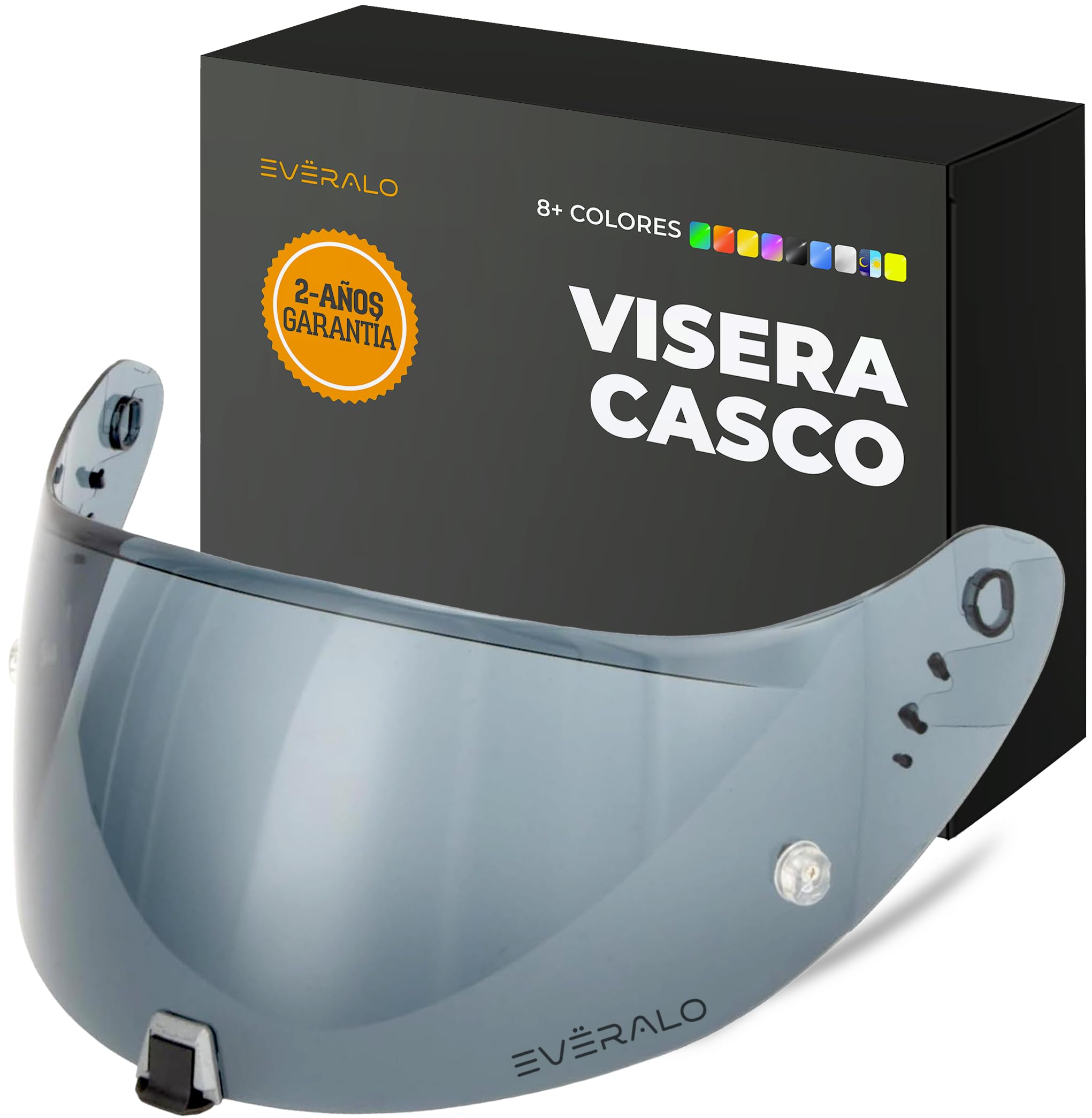 Everalo Visera compatible con Scorpion Exo 520-1400 - 391 - R1 Air (Cromo Espejo) — view 15