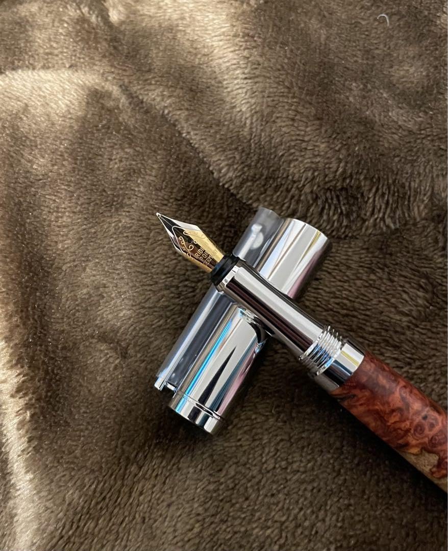 ドラゴンウッド DRAGONWOOD 金箔 ボールペン 木軸ペン 受験 合格