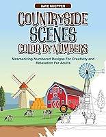 Vista 1 de Countryside Scenes Color By Numbers For Adults Mesmerizing Numbered Designs For Creativity and Relaxation