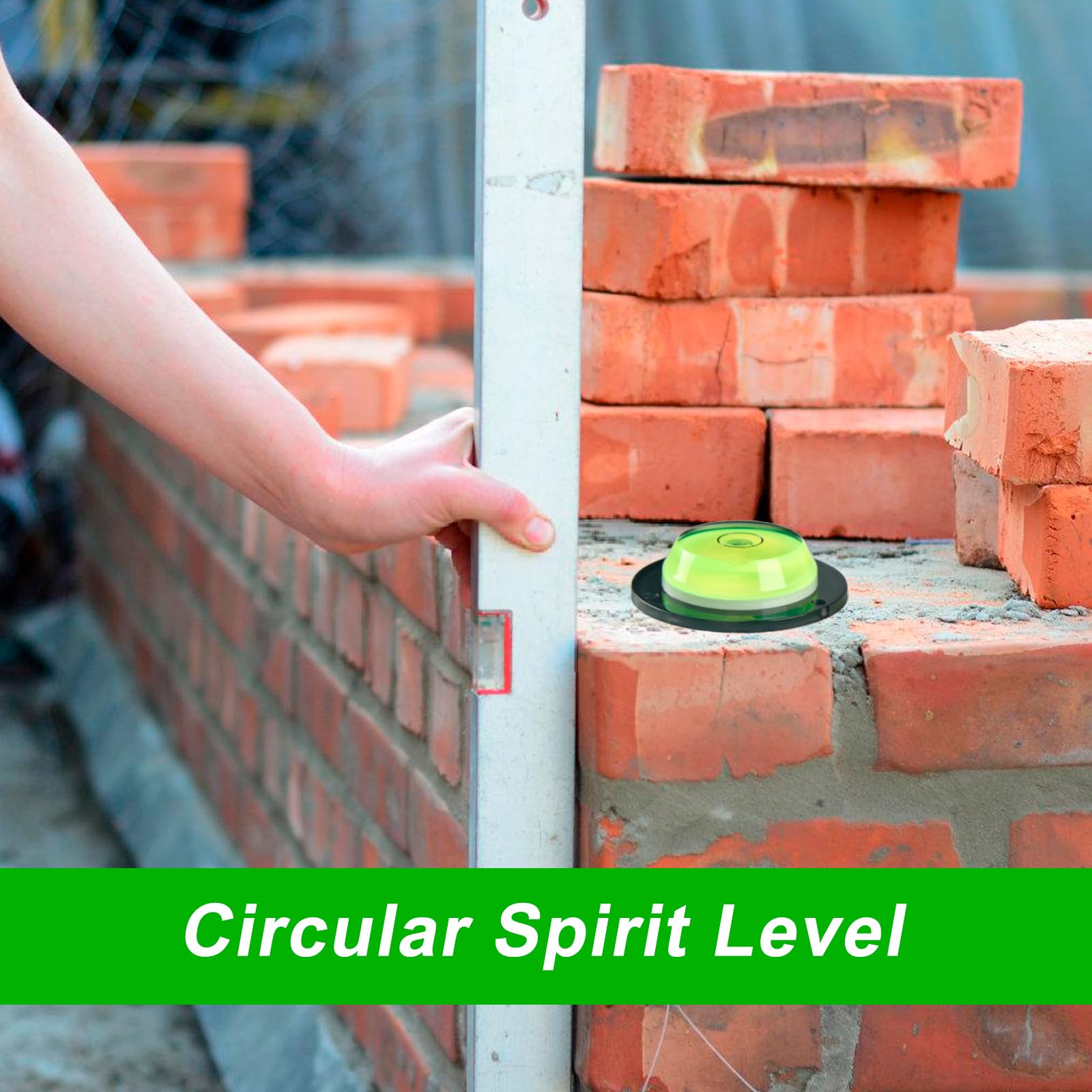 Sourcing Map Lot De 10 Petites Fioles Cylindriques De Niveau à Bulle En PMMA 9,5 X 31 Mm - Mini Niveau à Bulle Horizontal - Outils De Mise En Page