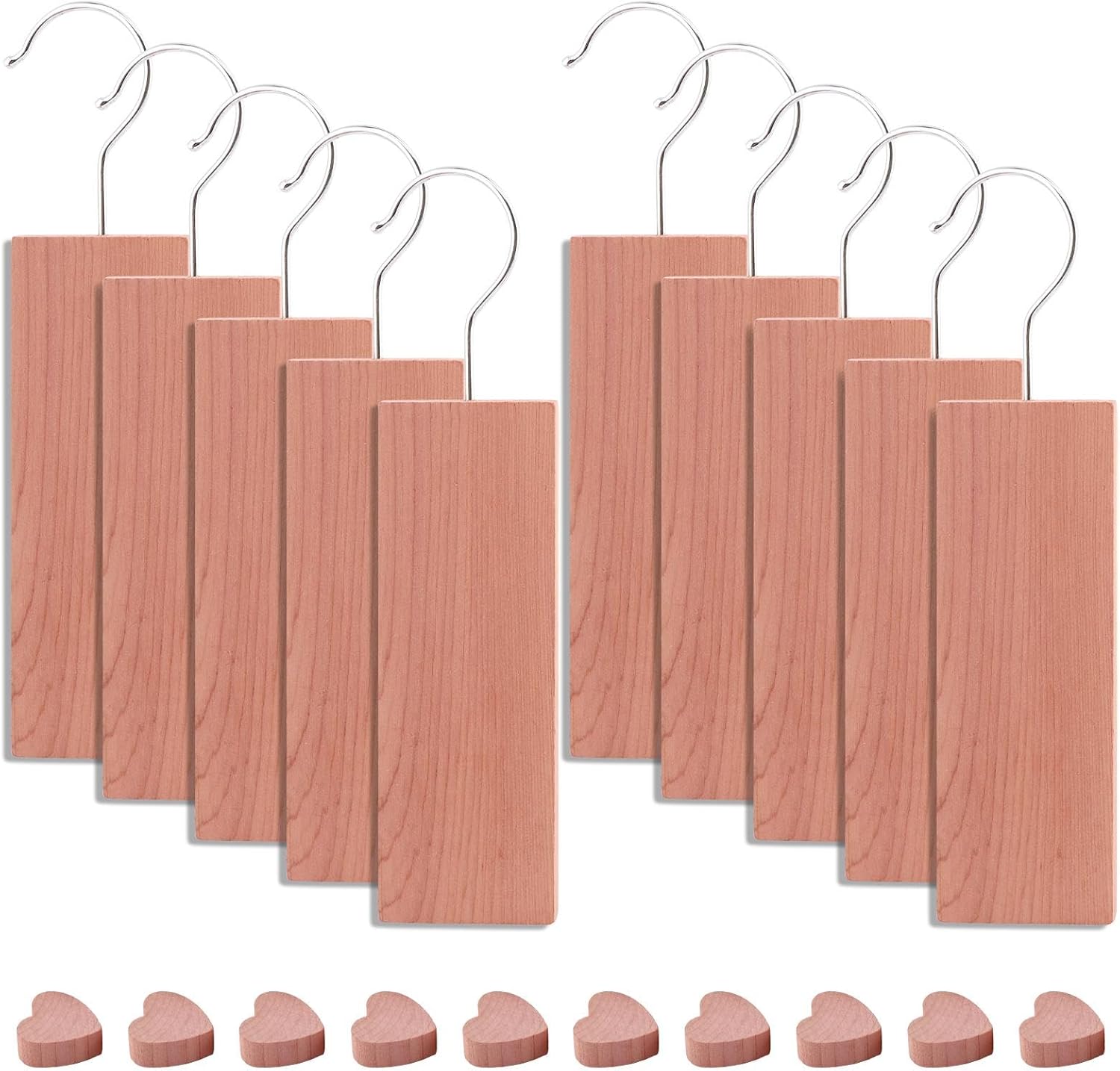 Cedar Blocks for Clothes Storage, 20Pcs Aromatic Cedar