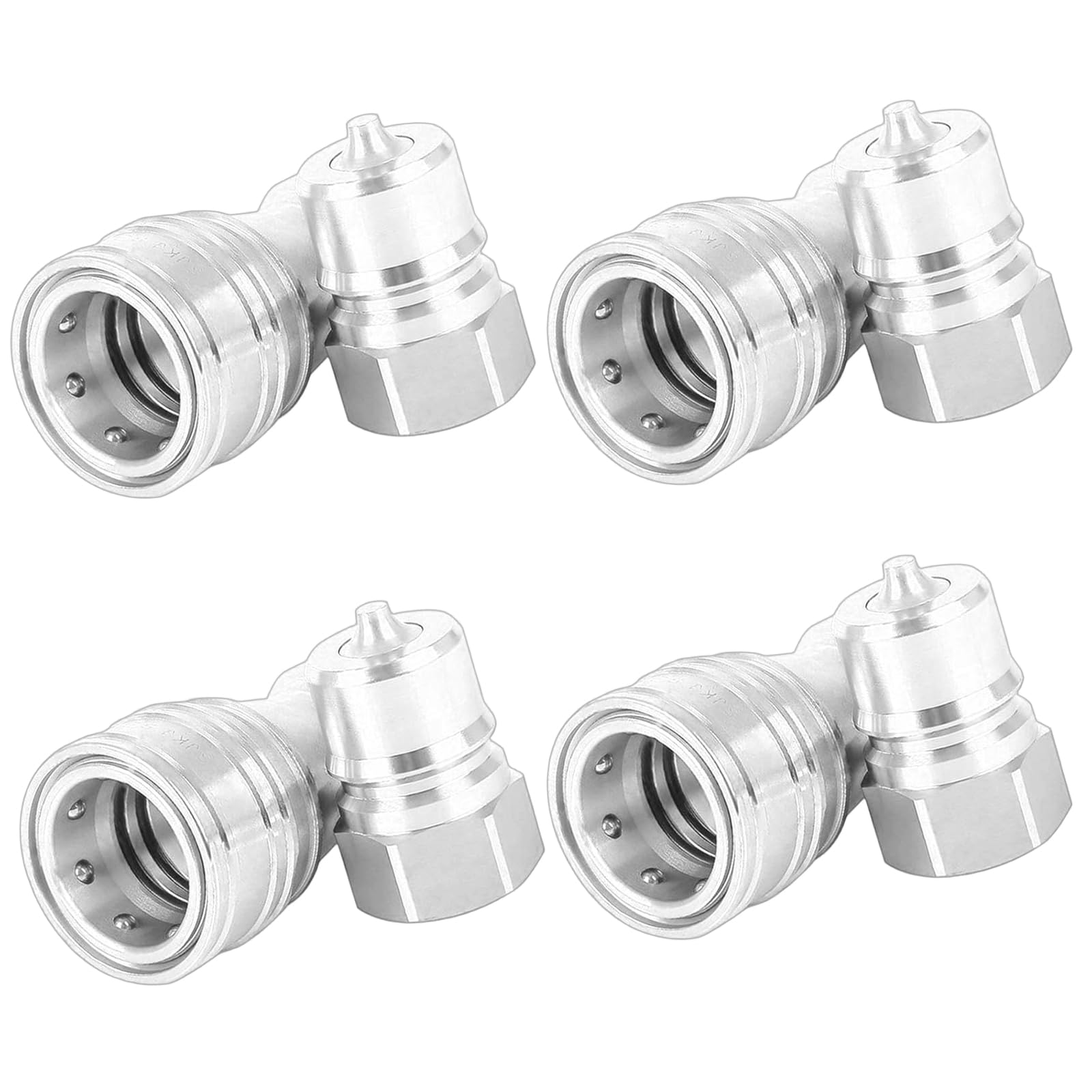 Fromceo A Bulk Set Of 4 Quick Separate Couplers Rustless Build Stress Tolerance Easy Installation For Carpet Cleansing Rrangements Nd Water Compressors Rustless Quick Pairing