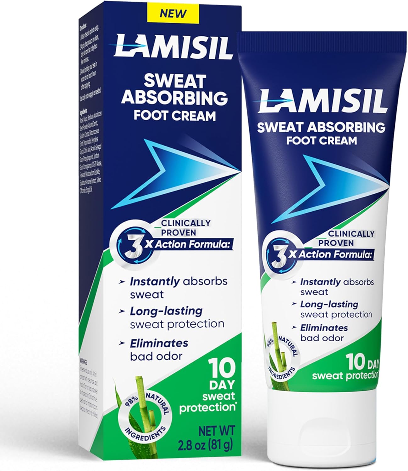 Lamisil Sweat Absorbing Foot Cream,...