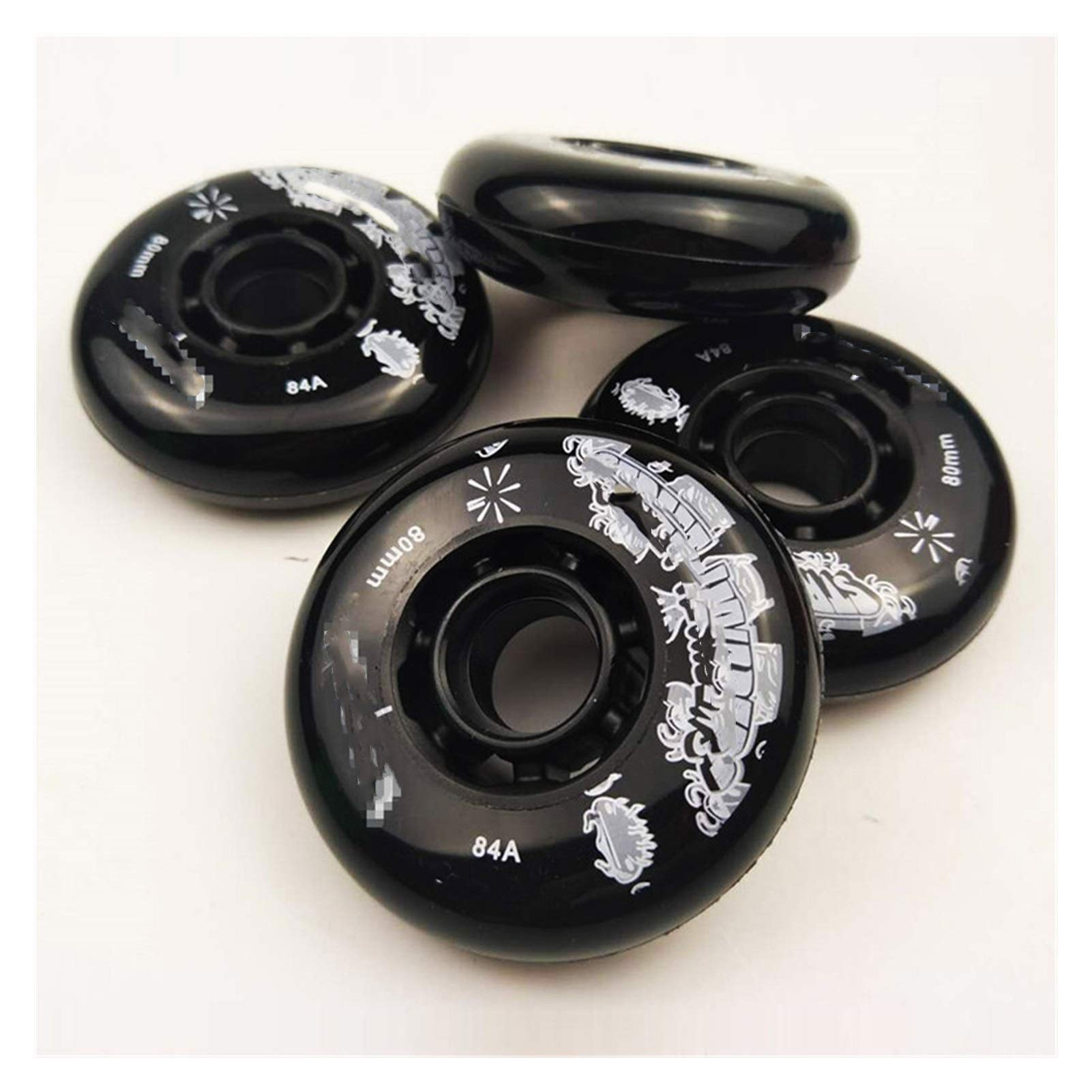 Skateboard-Räder, Rollschuh-Räder 84A Skating-Rad 80 76 72MM Reifen für Roller-Inline-Skates-Rad