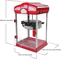 Vista 6 de Máquina de palomitas de maíz de cine West Bend 82515 - Rojo