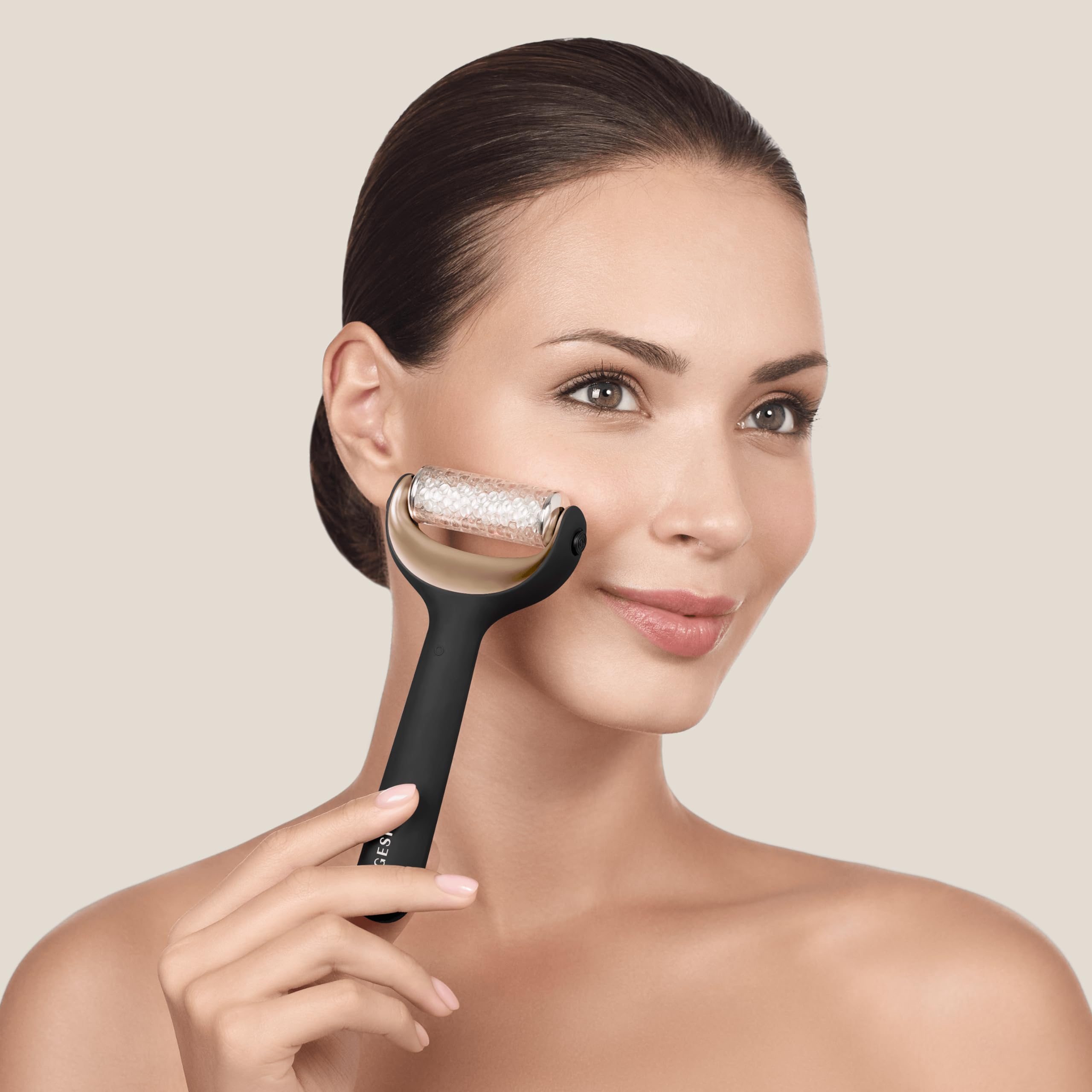 GESKE SmartAppGuided™ MicroNeedle Face & Body Roller, Gray - Image 3
