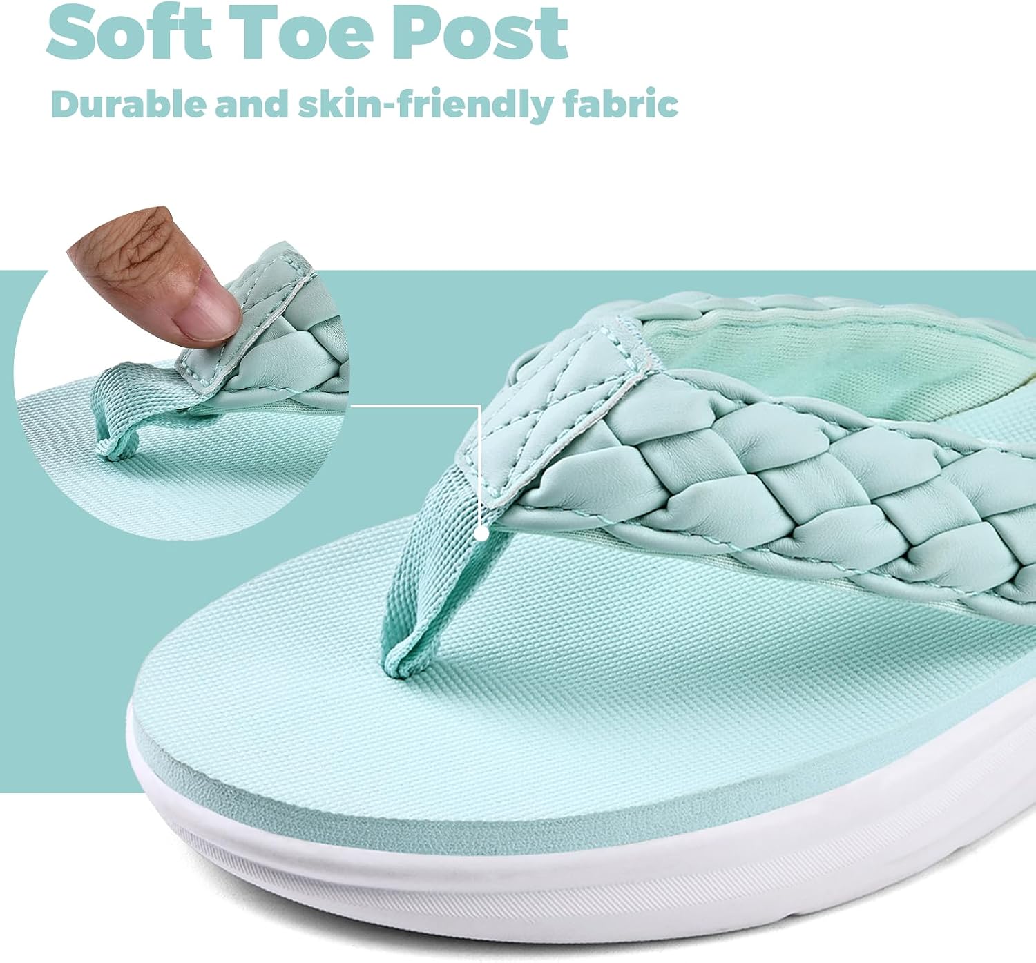 WateLves Girls Flip Flops Non-Slip Casual Thong Sandals Summer Sandal Shoes for Beach Swim Pool (Little Kid/Big Kid) image 5
