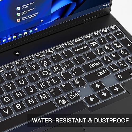 Miniatura 5 de Funda de teclado con letras grandes para Lenovo LOQ 15.6" 16", Legion 7 7i Pro 16"  Legion 5 5i Pro 16"  Legion 5 5i 5i 5p 5pi 15.6 17.3