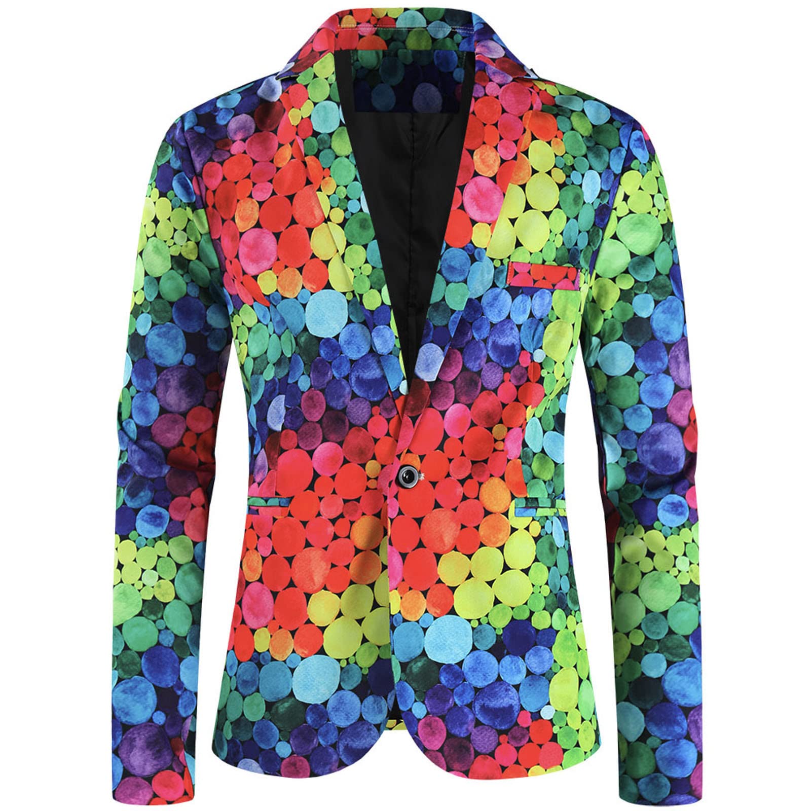 Blazer para hombre, ajuste delgado, patrón floral, ajuste regular, elegante, floral, esmoquin, chaqueta de cena, adecuada para todas las estaciones, chaquetas de esmoquin de boda