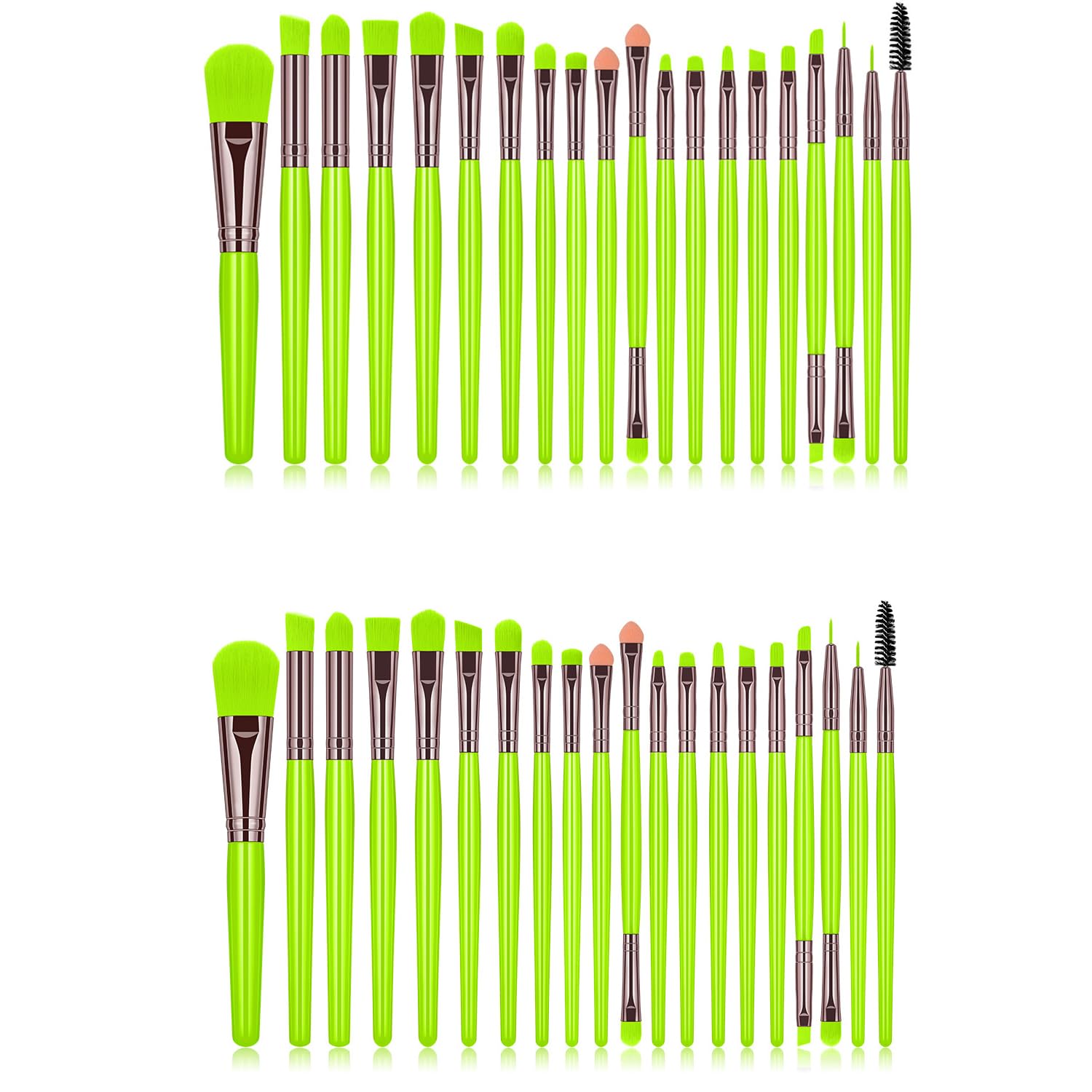 Professional Makeup Brushes Set 40 Pieces Quality Bristles Makeup Brushes with Concealer Eyeshadow Brush Yellow