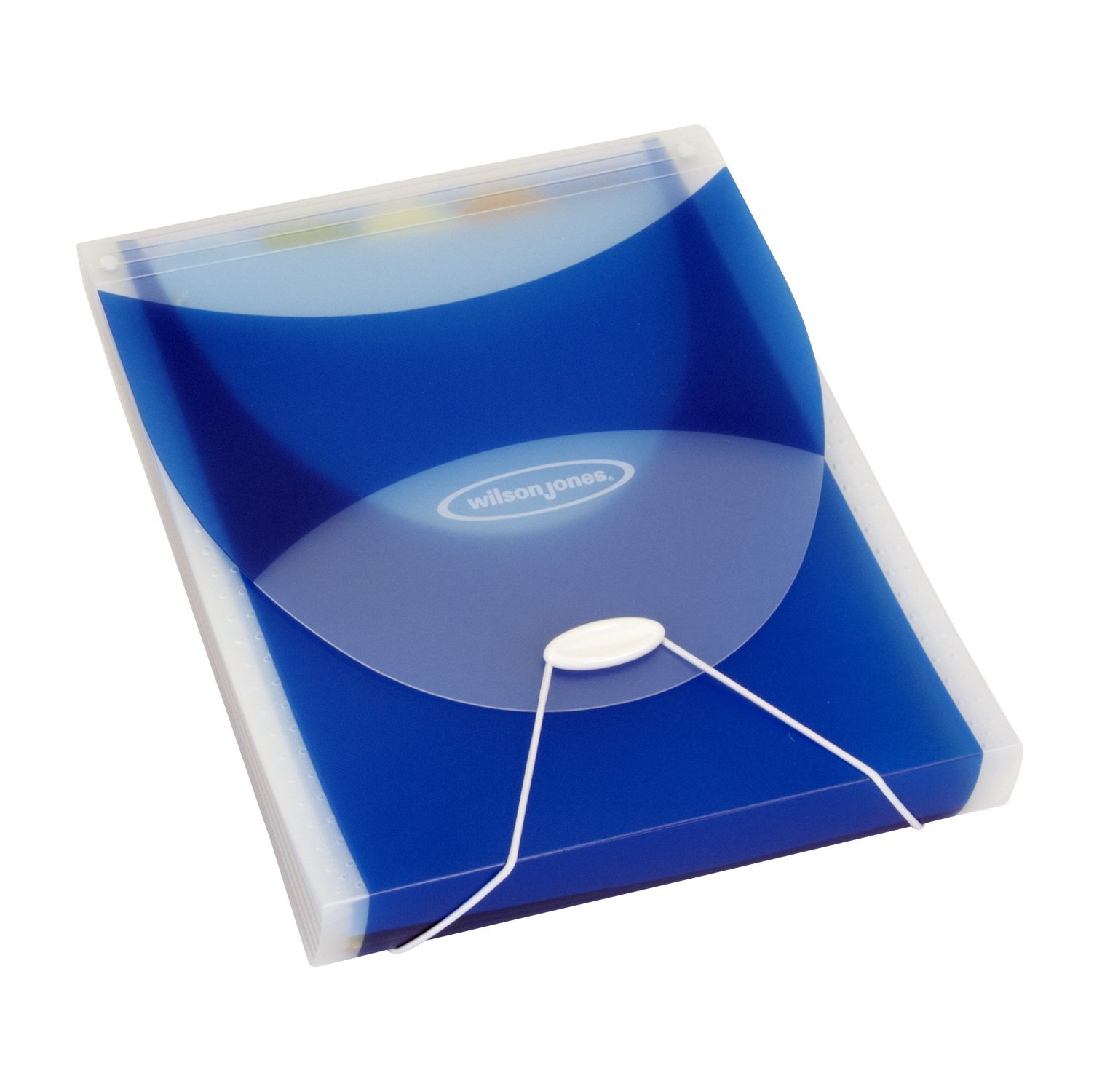 Poly Filer, w/ Bungee Strap, w/ Notepad/Files, Assorted, Sold as 1 Each