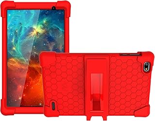 Scepter 8 Tablet Case/QLink Sceptre 8 Tablet Case, Transwon Kids Case for Scepter 8 Tablet, Q Link Scepter 8 Tablet Cover Case - Red