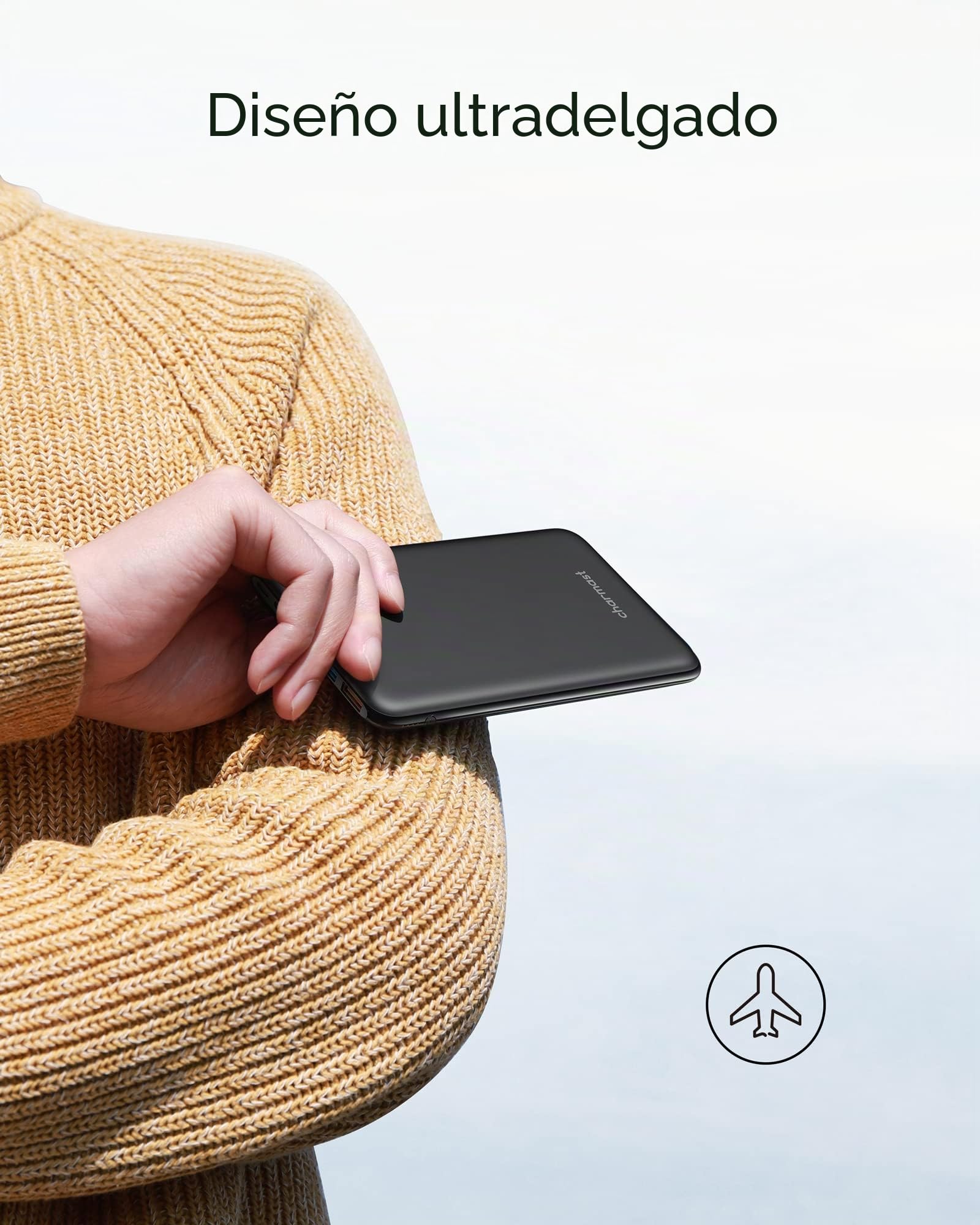 Charmast Bateria Externa Carga Rapida 26800mAh Ultra Compacto Power Bank Carga Rápida Cargador Portatil USB C con 3 Entradas y 4 Salidas Compatible con iPhone Samsung iPad