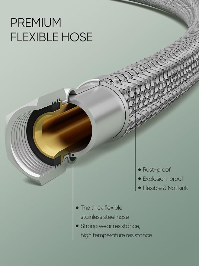 Grifería Lavamanos 3 Huecos 4 Pulgadas Negro Mate miniatura 5