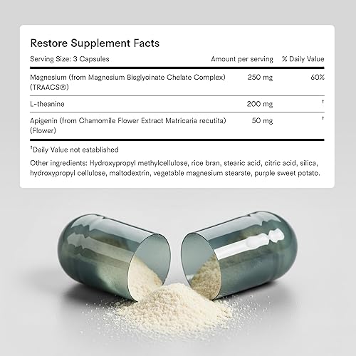 Miniatura 6 de Tally Health Suplemento para restaurar el sueño  Apoya el envejecimiento saludable con L-teanina y apigenina  Duerme más rápido y profundamente con