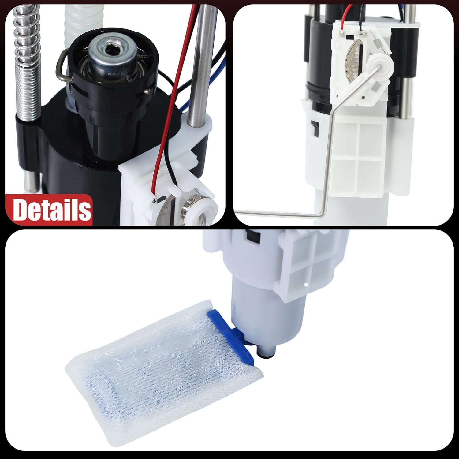 2208613 Electric Fuel Pump Assembly Compatible with 2011-2017 Polaris Ranger 800, Fits for 2014 Ranger 570, 2017-2020 Polaris Ranger 500, Replace OE#2204945