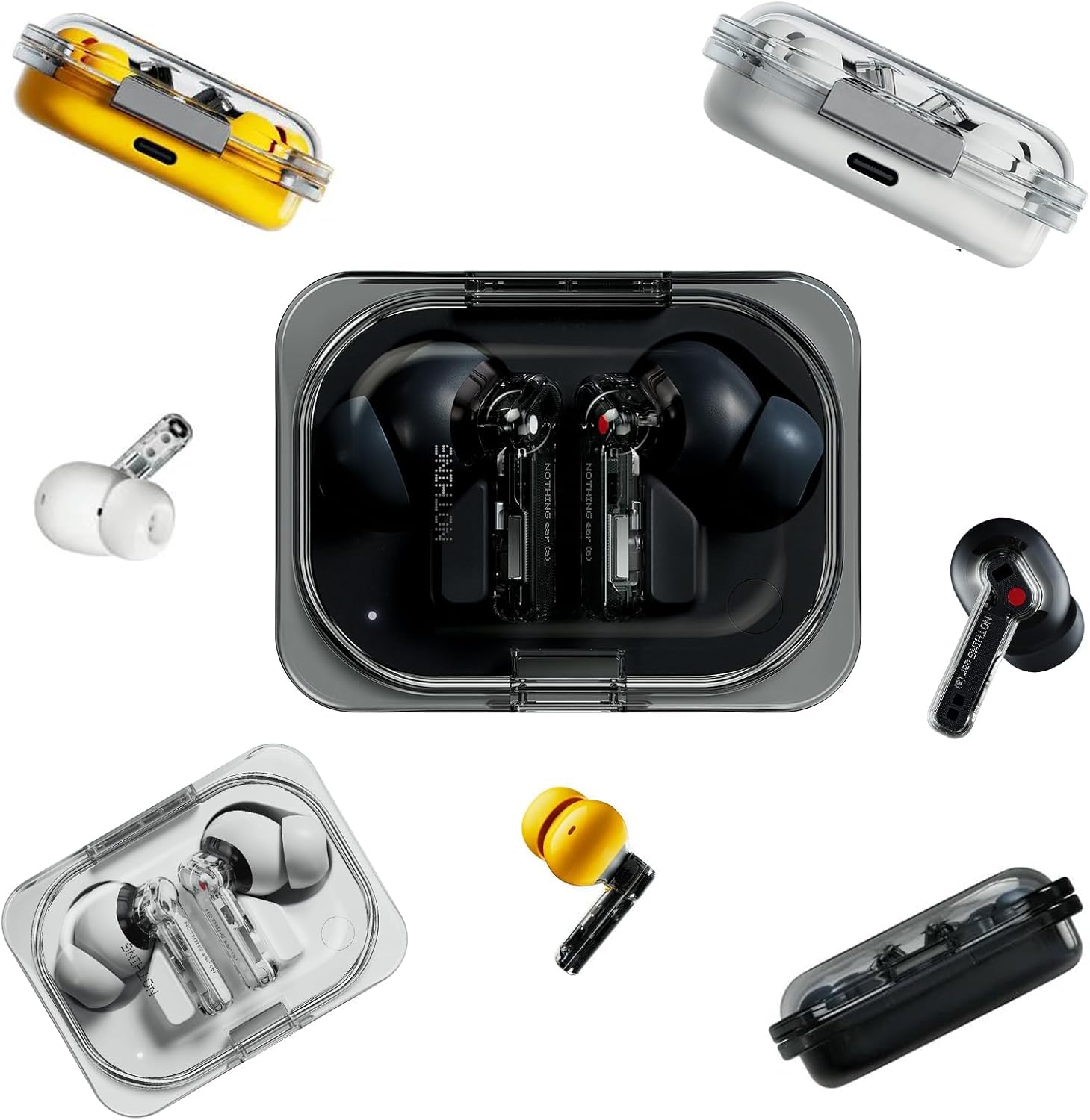 Auricolare Nothing Ear (2024) Ricambio: Lato Sinistro, Bianco, Usato Ma Ok