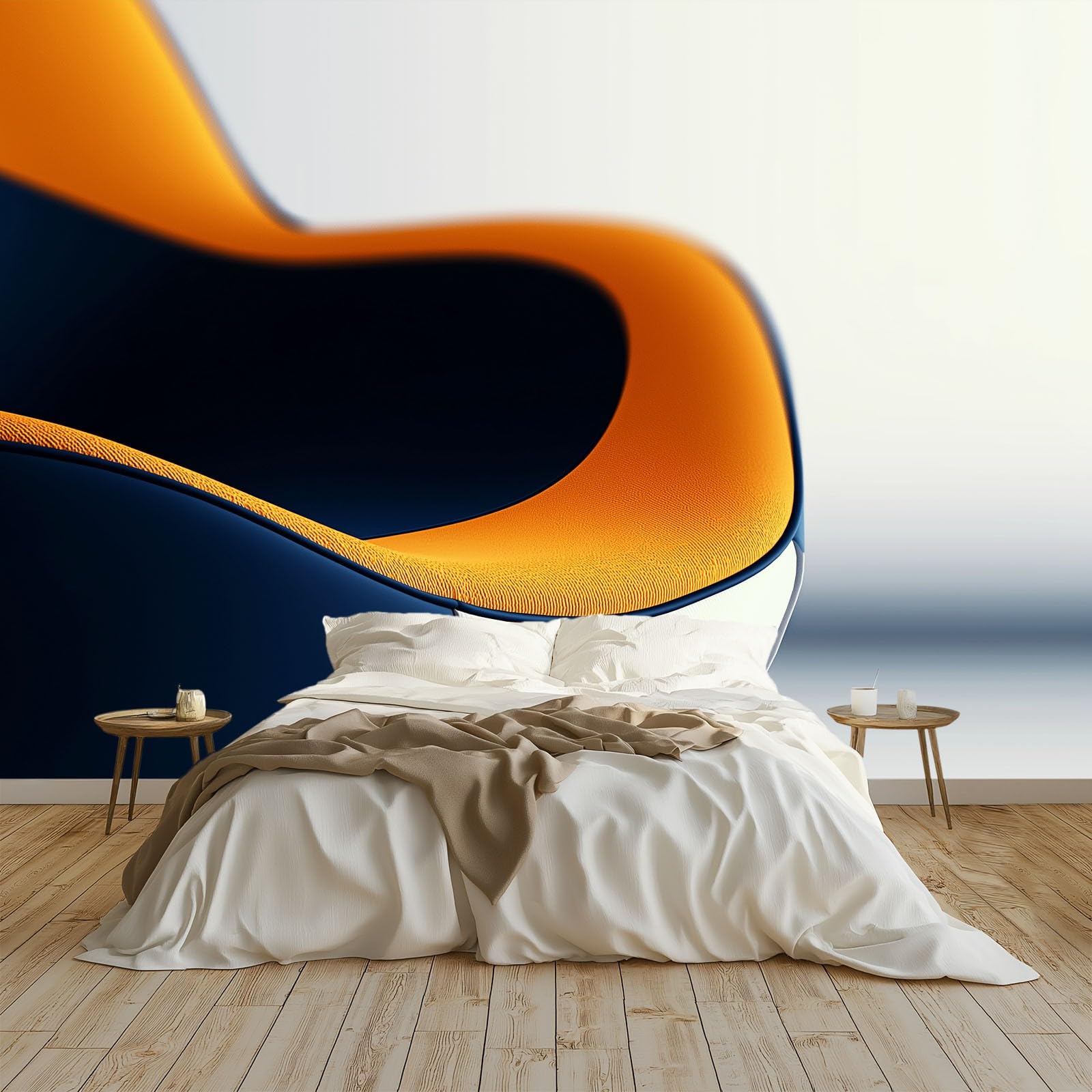 Carta da parati fotografica moderna in stile industriale con forme geometriche, 500 x 280 cm, beige, carta da parati in tessuto non tessuto di alta qualità, decorazione 3D per soggiorno, camera da