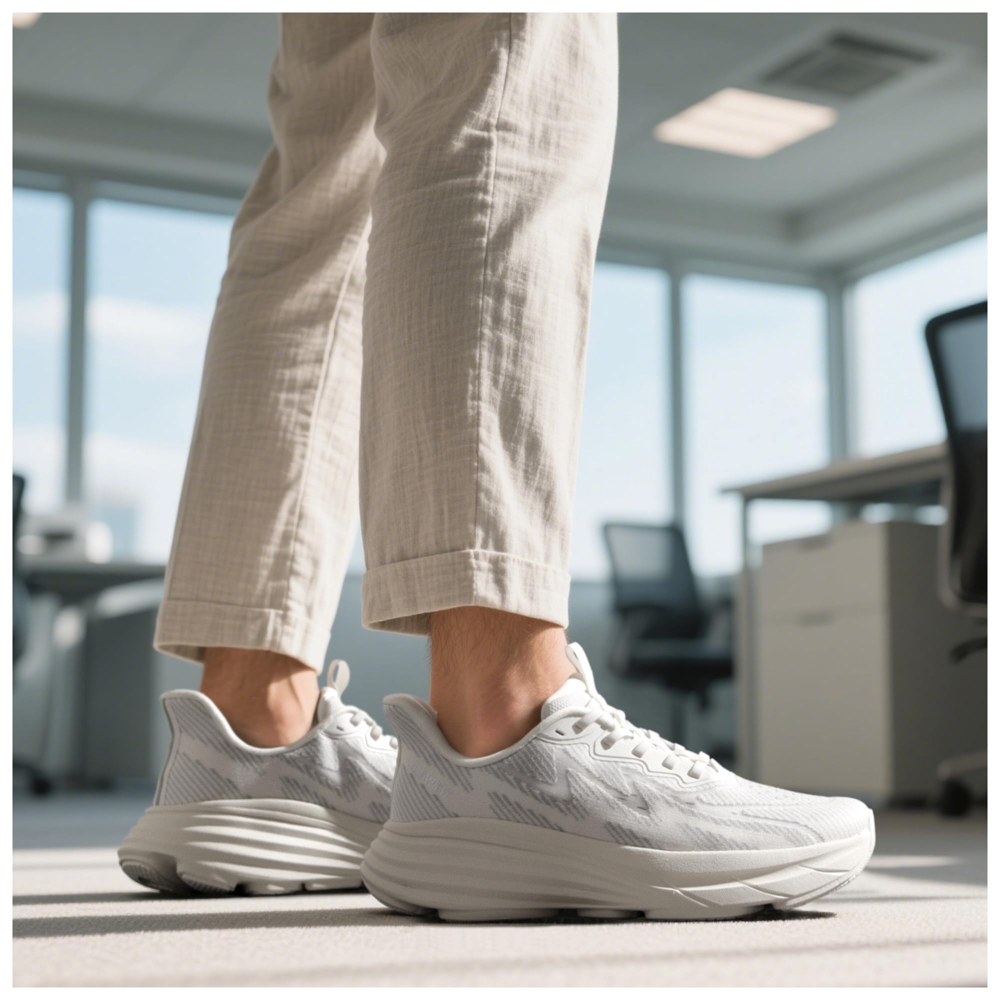 ALLSWIFT Scarpe da Corsa da Uomo Scarpe Comode Antiscivolo Sportive Scarpe da Passeggio