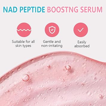 NAD+ Peptide Boosting Serum,Anti Aging Face Serum Reduces Fine Lines