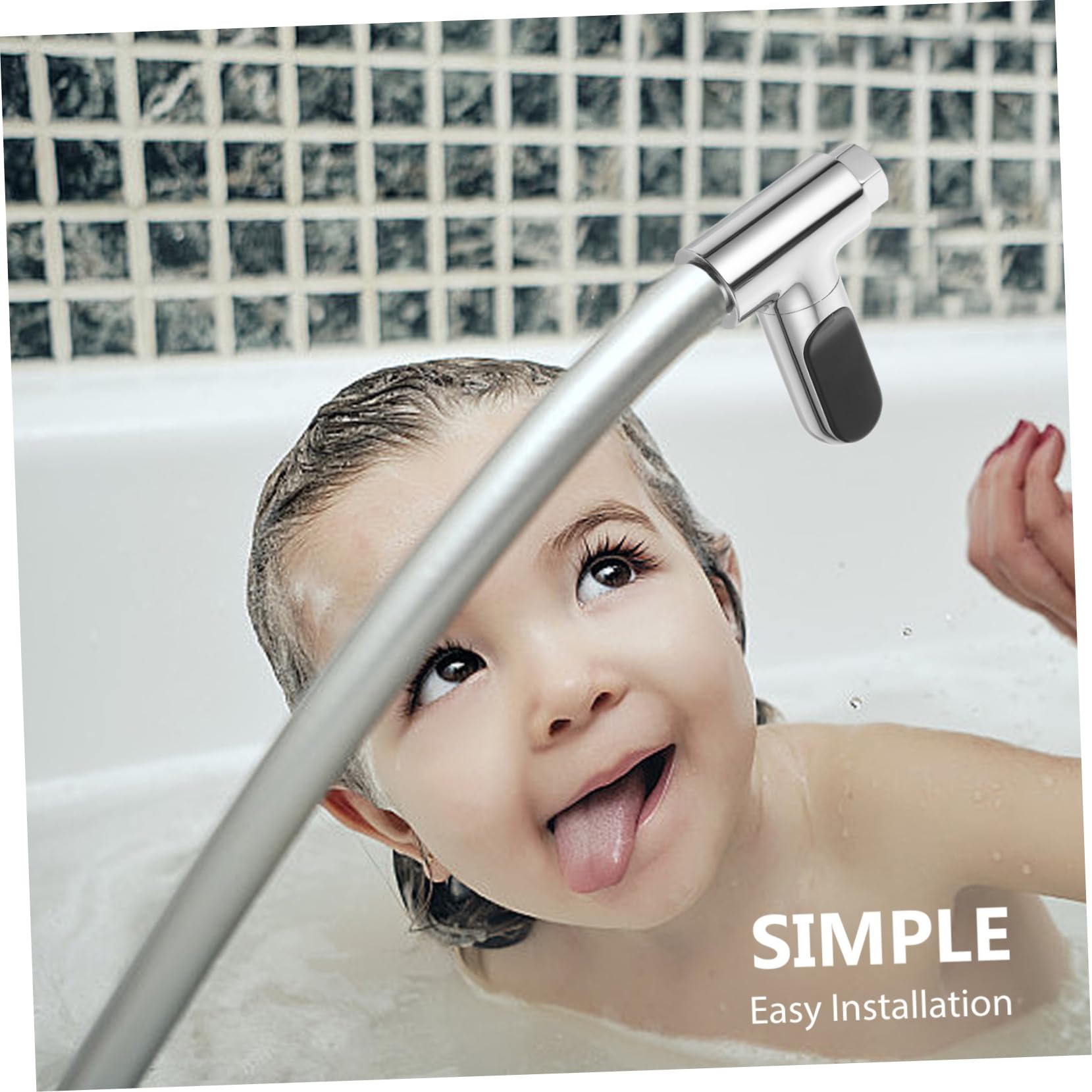 BESTonZON Medidor De Del Agua Termómetro De Ducha Led Sin Pilas Forma De Dodecágono Termómetro De Agua Digital Para Shower Visible y