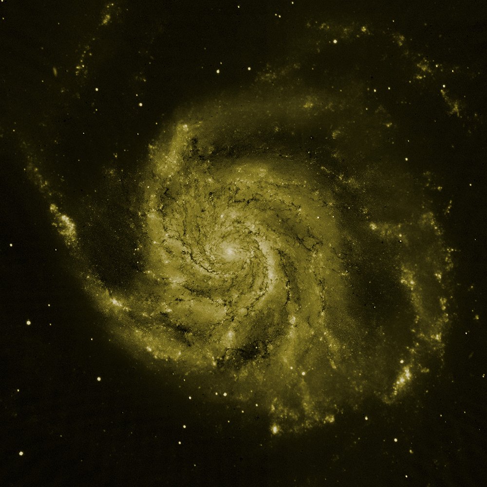 Messier 101 Hubble Telescope impression Archival Matte haut de gamme avec cadre