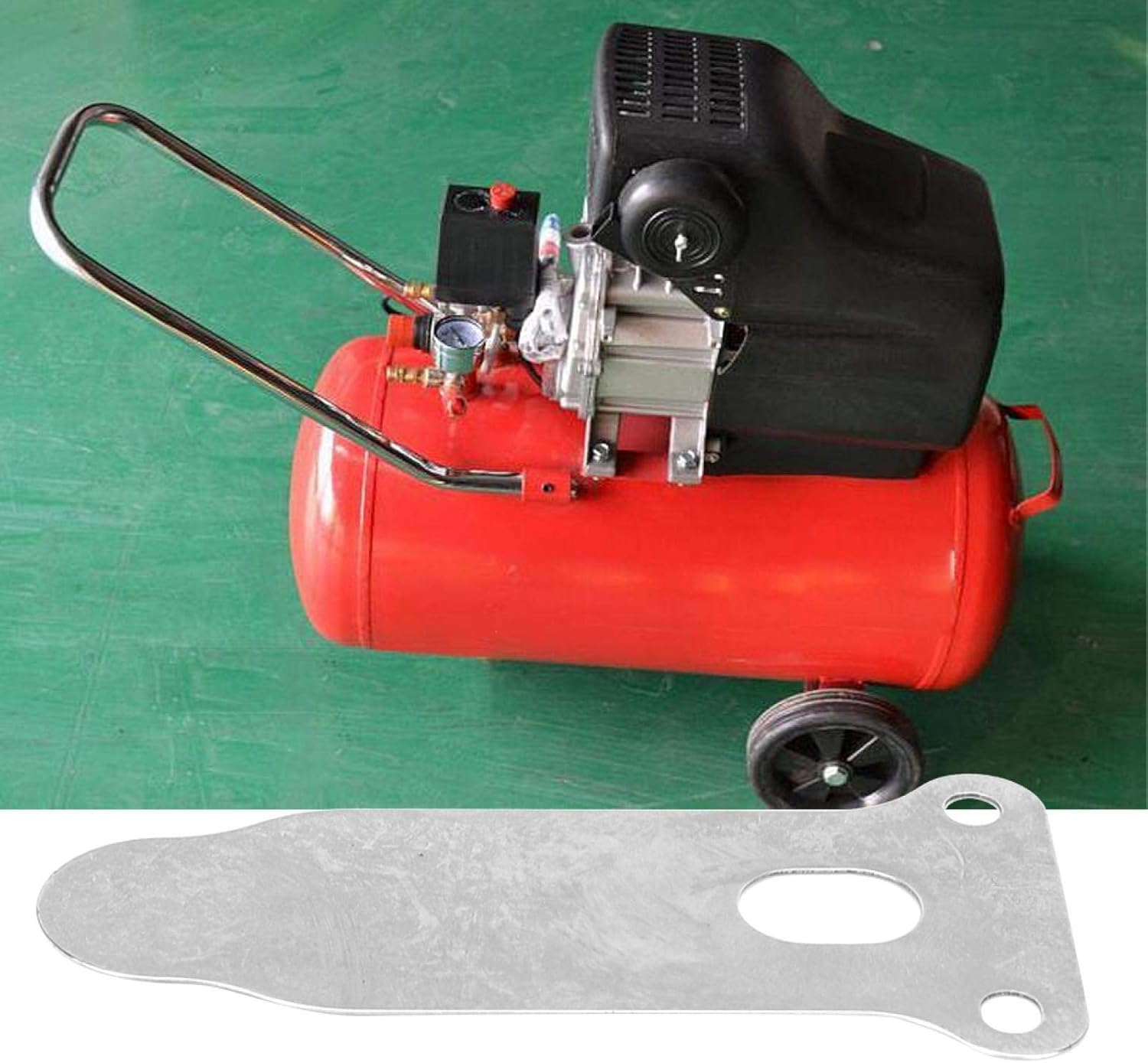 Air Compressor, 5 Pcs Valve Plate Tongue Shape Metal Air Compressor Accessory 57mm Long