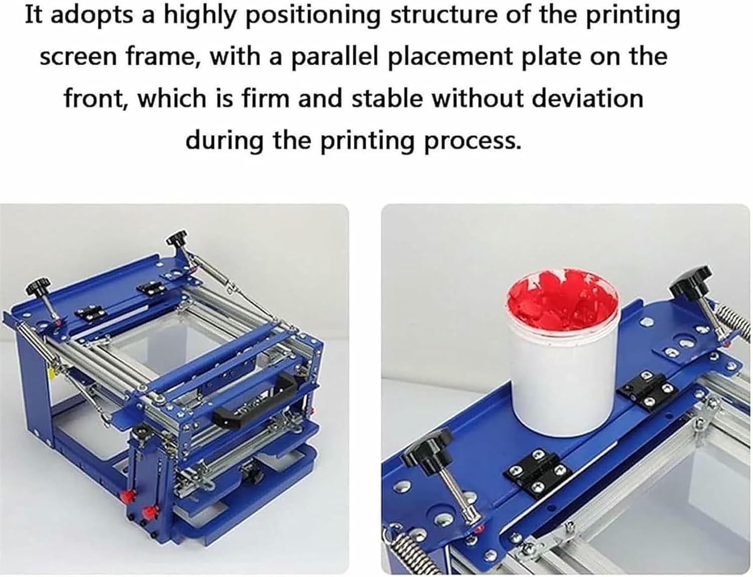 Serigraphy Kit with Rollers, Professional Screening Machine for Vessels and Bottles Pressed with A Diameter Less Than 80 Mm.