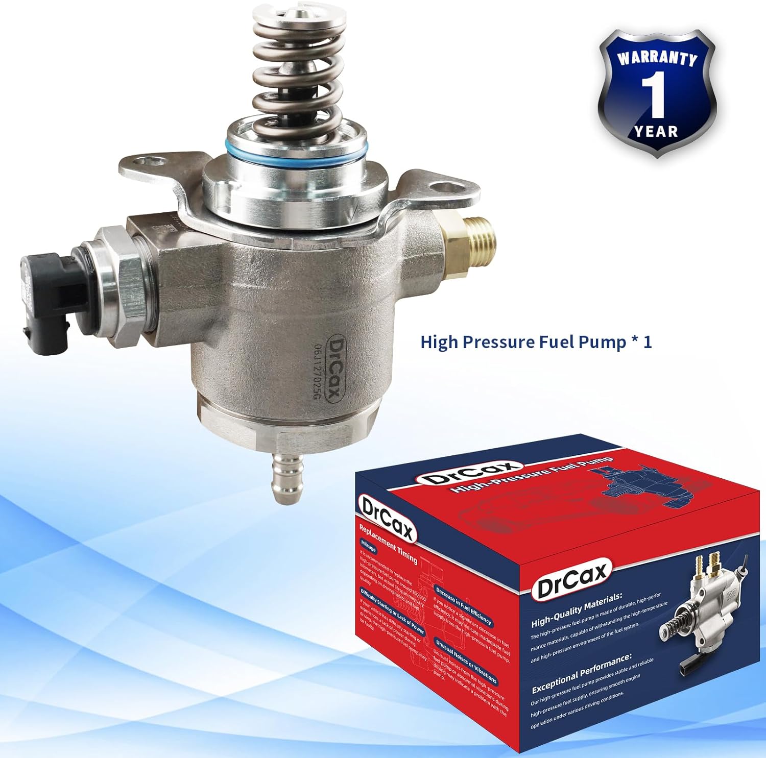 High Pressure Fuel Pump 06J127025G Compatible with Audi A4 A5 A6 Q5 Quattro TT Quattro allroad 2.0L L4 Replace HM10023 06J127025J 06J127025E