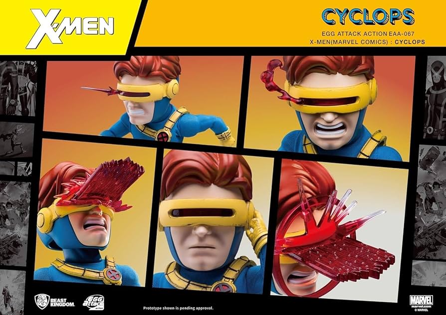 【ビーストキングダム】新品 正規品 サイクロップス X-MEN EAA-067 Amazon.com: Marvel Comics EAA-067 X-Men Cyclops Egg Attack