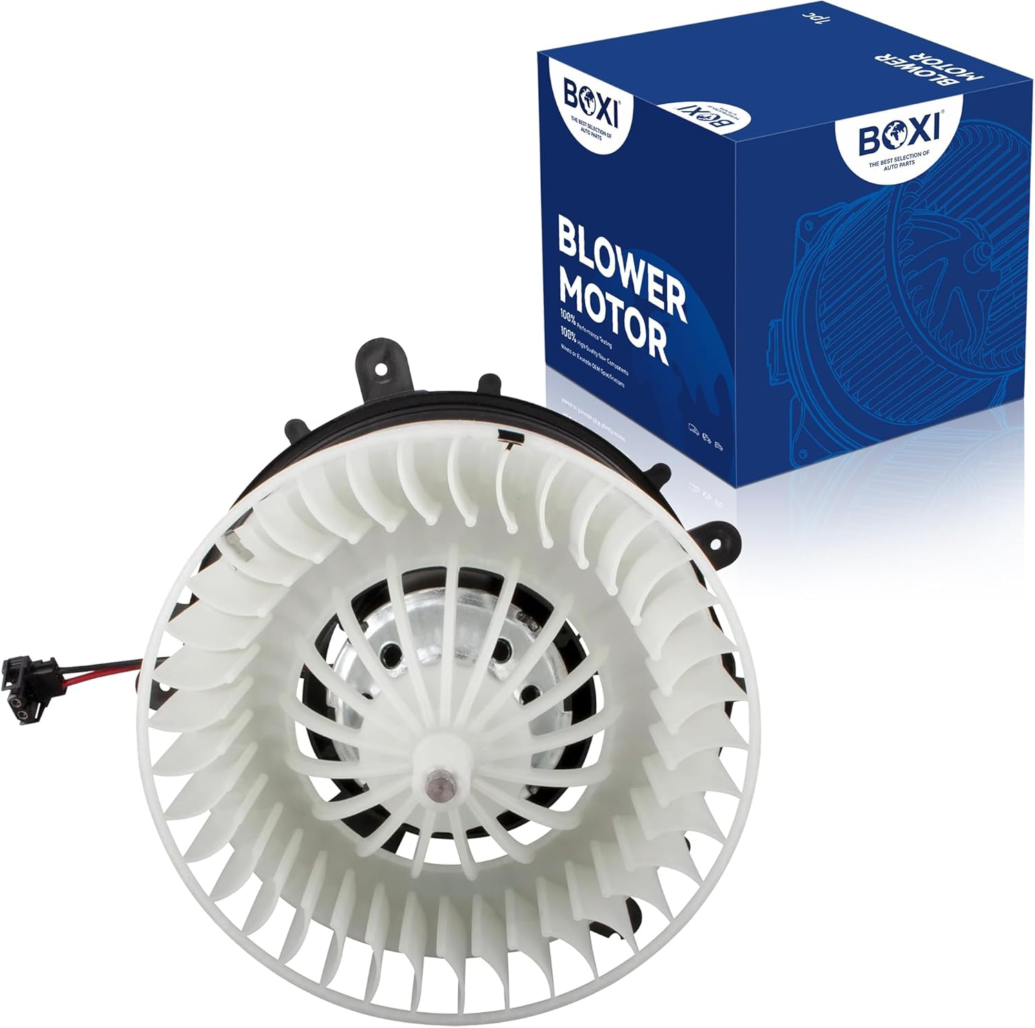 BOXI Blower Motor Fan Assembly Fits for Mercedes Benz CL500 S430 S500 2000-2006 / CL55 CL600 S55 S600 2001-2006 / CL65 AMG 2005-2006 / S350 S65 AMG 2006 | 2208203142