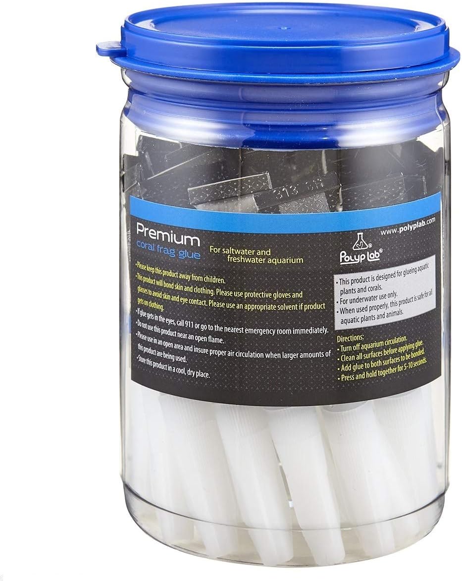 XIAOYUE Aquarium glue, instant clear Glue for Plants Corals aquascaping,25 pcs Safe