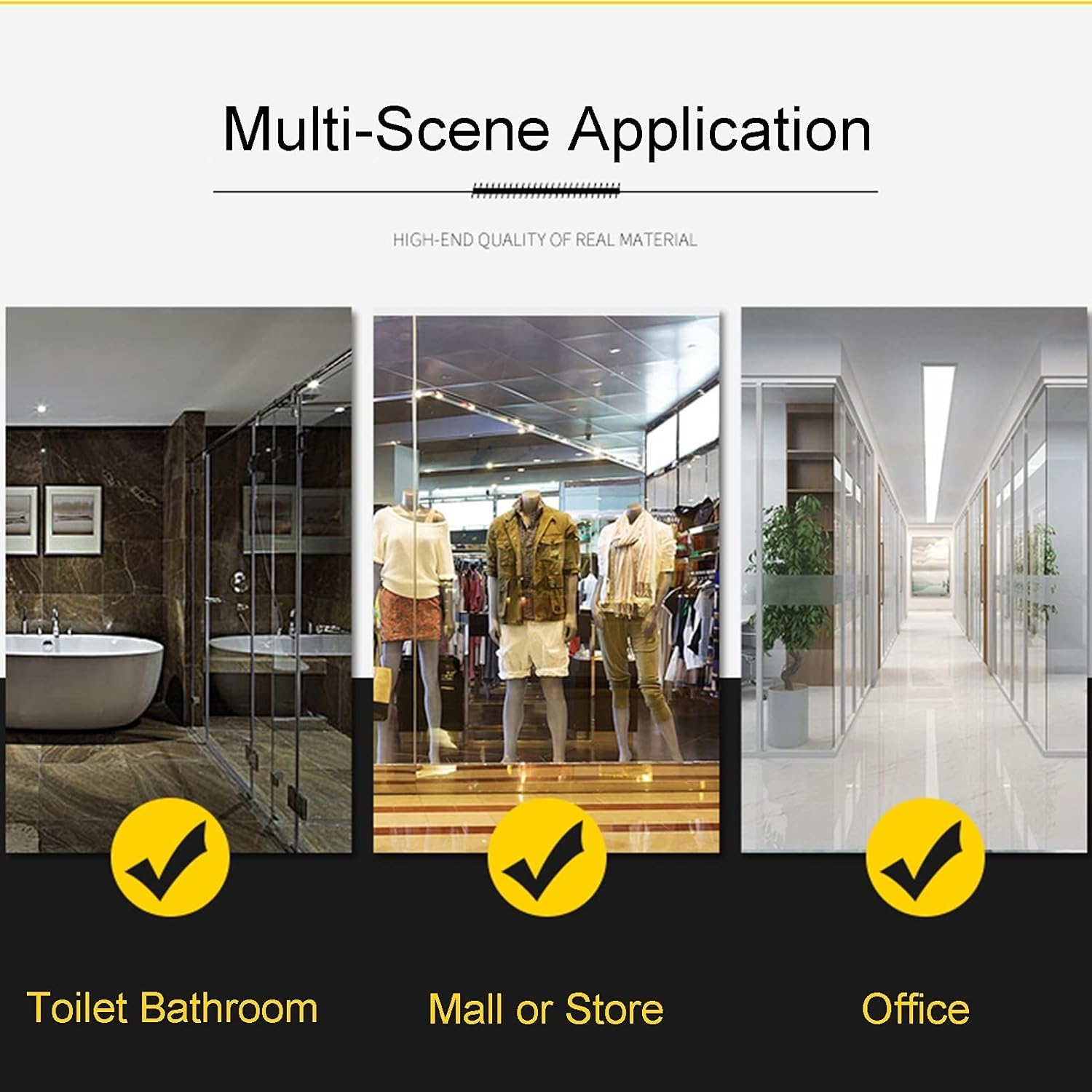 Paired Stainless Steel Handles Knobs, Door Knobs for Glass Door, Solid Handle Screen Round Kitchen Bathroom Door Knob Bathroom Door Pull Handle Replacement Parts