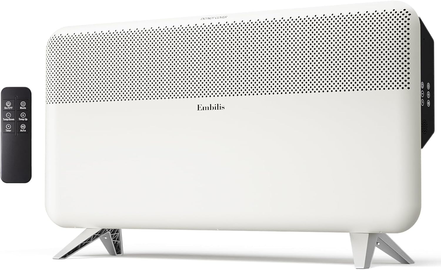 Calefactor Eléctrico de Panel 1500W con Termostato Ajustable y Temporizador