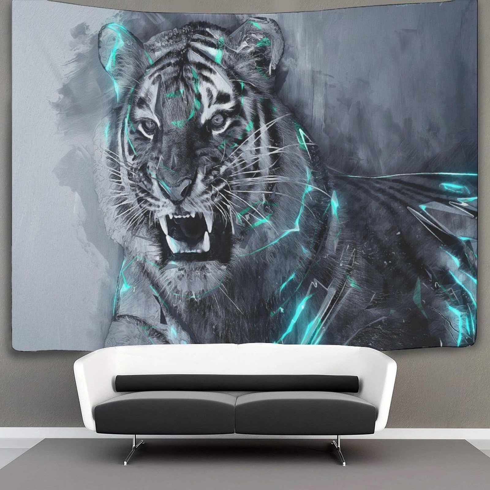 kaiyun Cat Tapestry,Animal Art Wall Hanging Decoration for Living Room Bedroom & Dorm 130cmx150cm