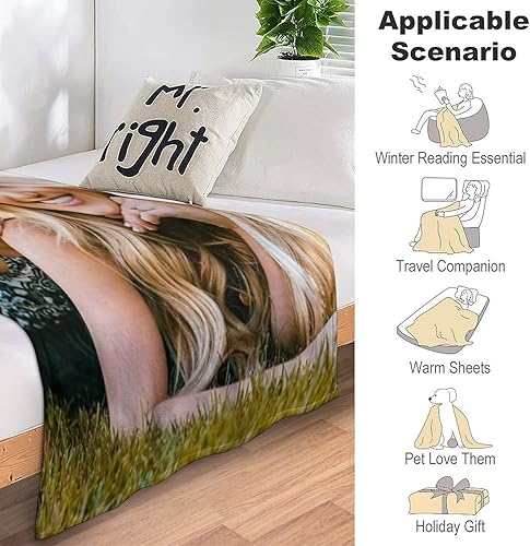 Miniatura 5 de Regalos para mamá, manta personalizada con fotos, mantas personalizadas para el Día de la Madre con texto en imagen, manta de recuerdo personalizada