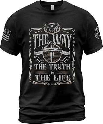Jesus The Way The Truth and The Life Shirt, Christian Shirts for Men, Religious Shirts for Men, Jesus Shirt 2