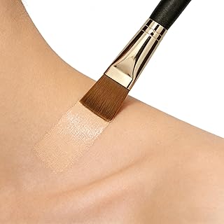 Brochas de maquillaje cuadradas planas para c...