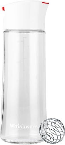 Whiskware - Agitador de ensalada con batidor de alambre BlenderBall (cristal)